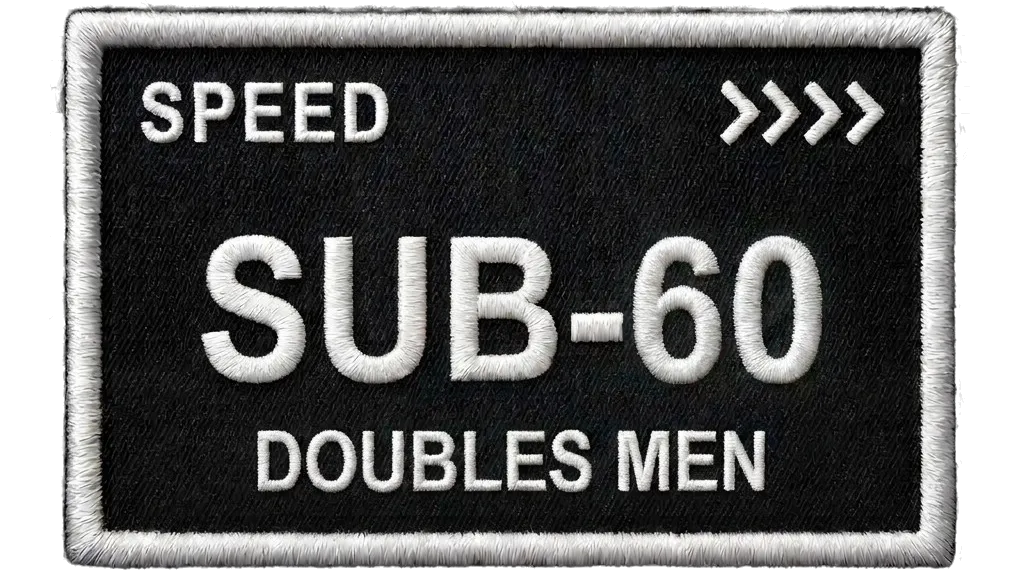 Speed: Sub-60 · Doubles Men
