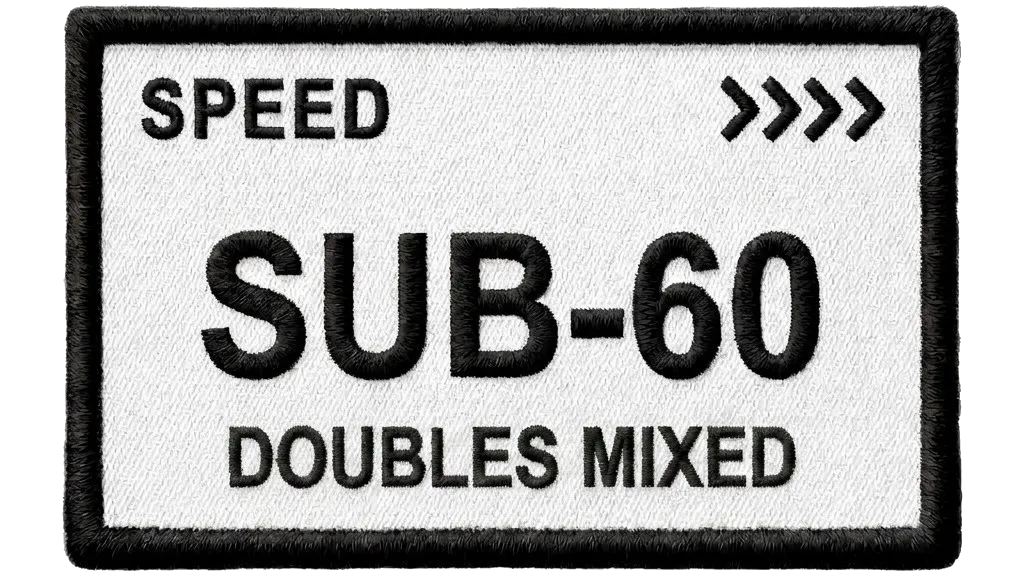 Speed: Sub-60 · Doubles Mixed