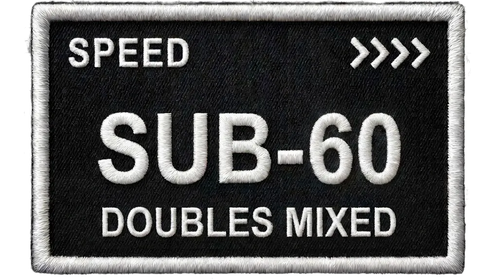 Speed: Sub-60 · Doubles Mixed