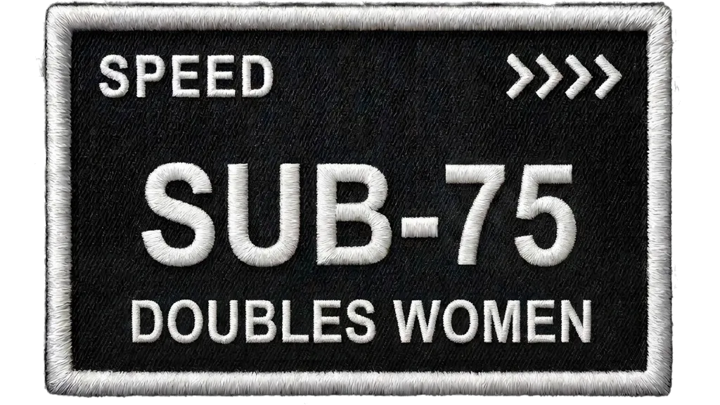 Speed: Sub-75 · Doubles Women