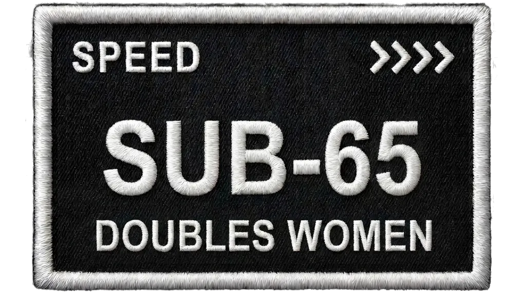Speed: Sub-65 · Doubles Women