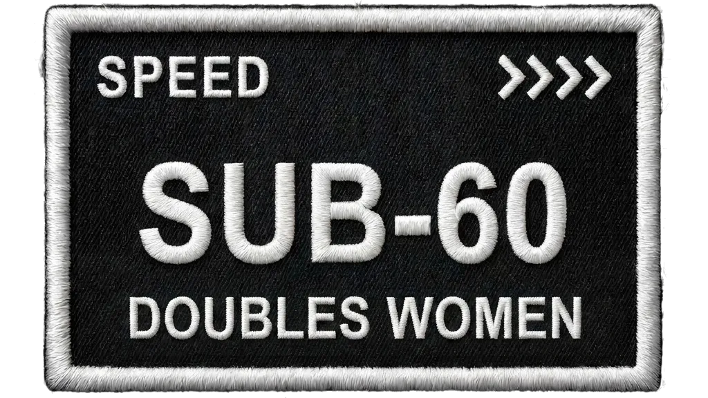 Speed: Sub-60 · Doubles Women