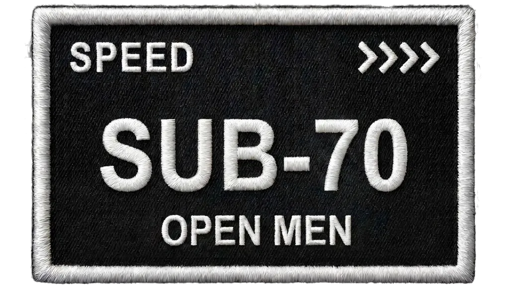 Speed: Sub-70 · Singles Men