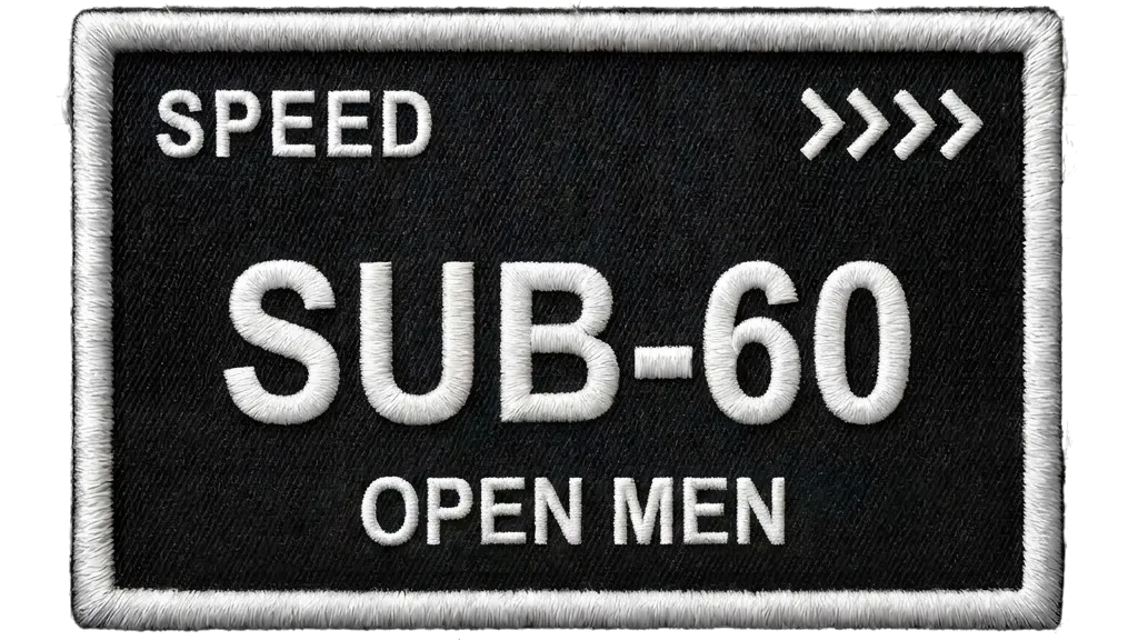 Speed: Sub-60 · Singles Men