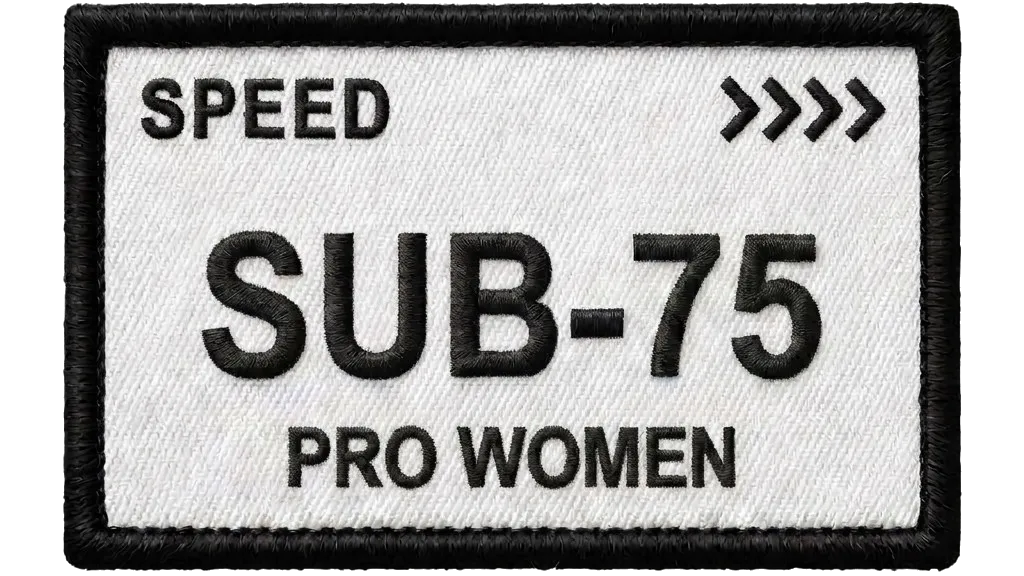 Speed: Sub-75 · Singles Women